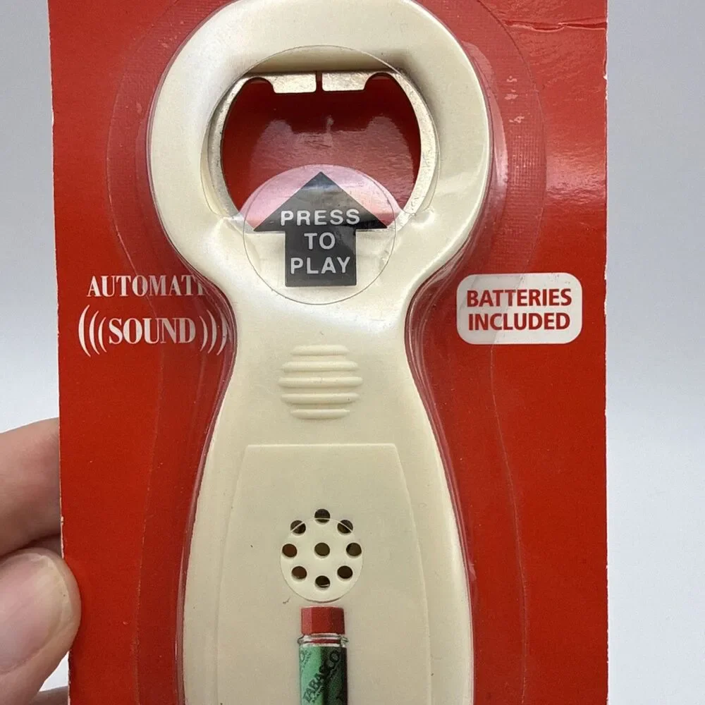 Tabasco Talking Bottle Opener New Unopened Sealed 2003 Will Need New Battery